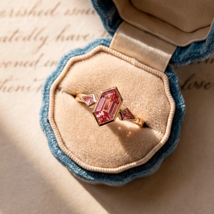 Anillo Suspiro Rosado