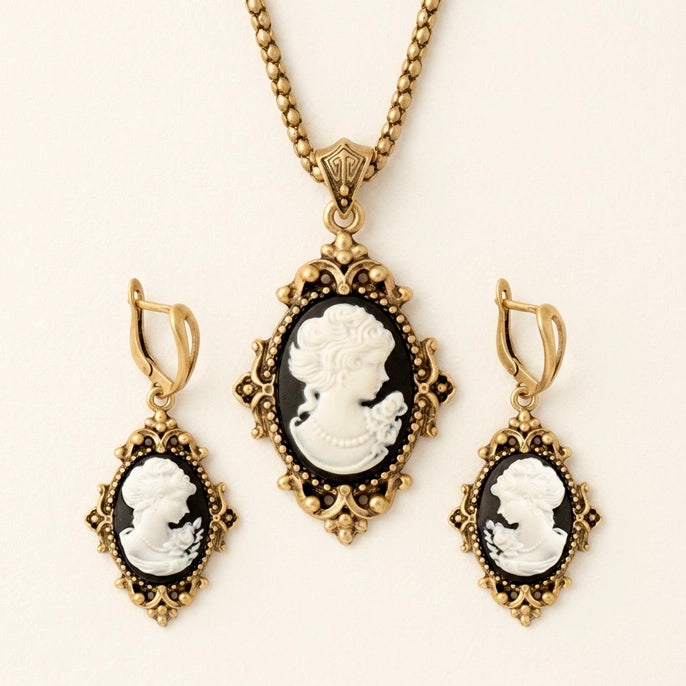 Conjunto Romance en Camafeo